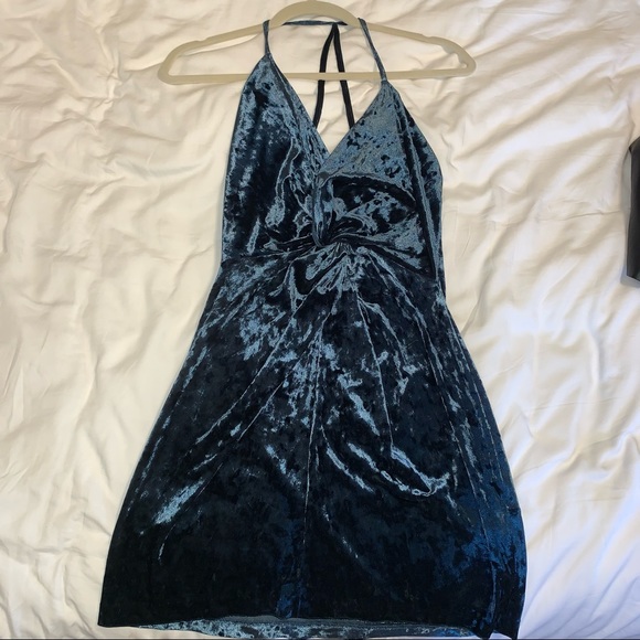 Zara Velvet Strappy Mini Dress XS - Picture 3 of 5